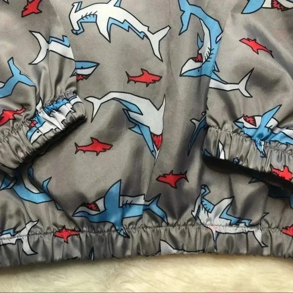 Pekkle Shark Jacket Grey & Blue Size 3T - Picture 14 of 16